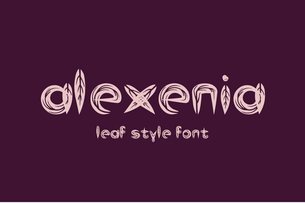 Alexenia Font sample