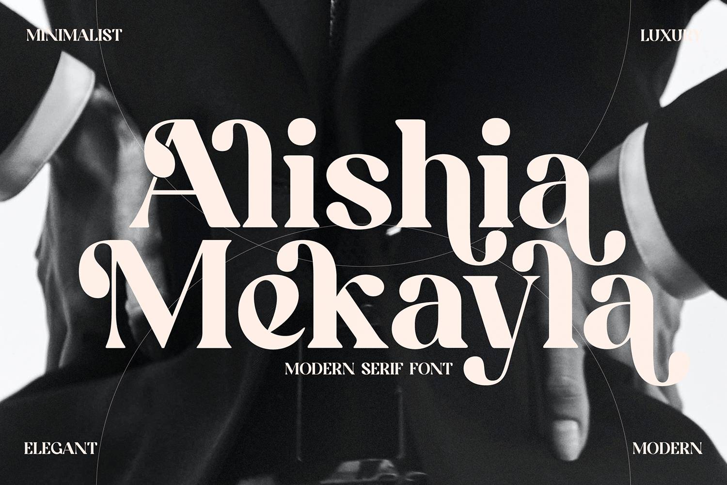 Alishia Mekayla Font sample