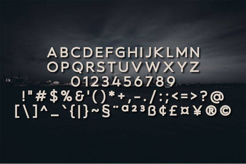 Allea Font sample