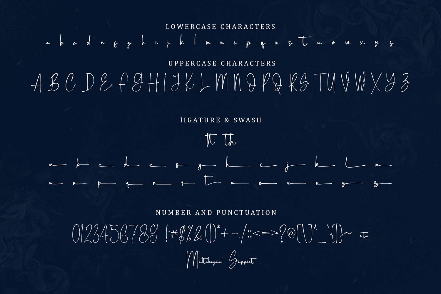 Almerita Font sample