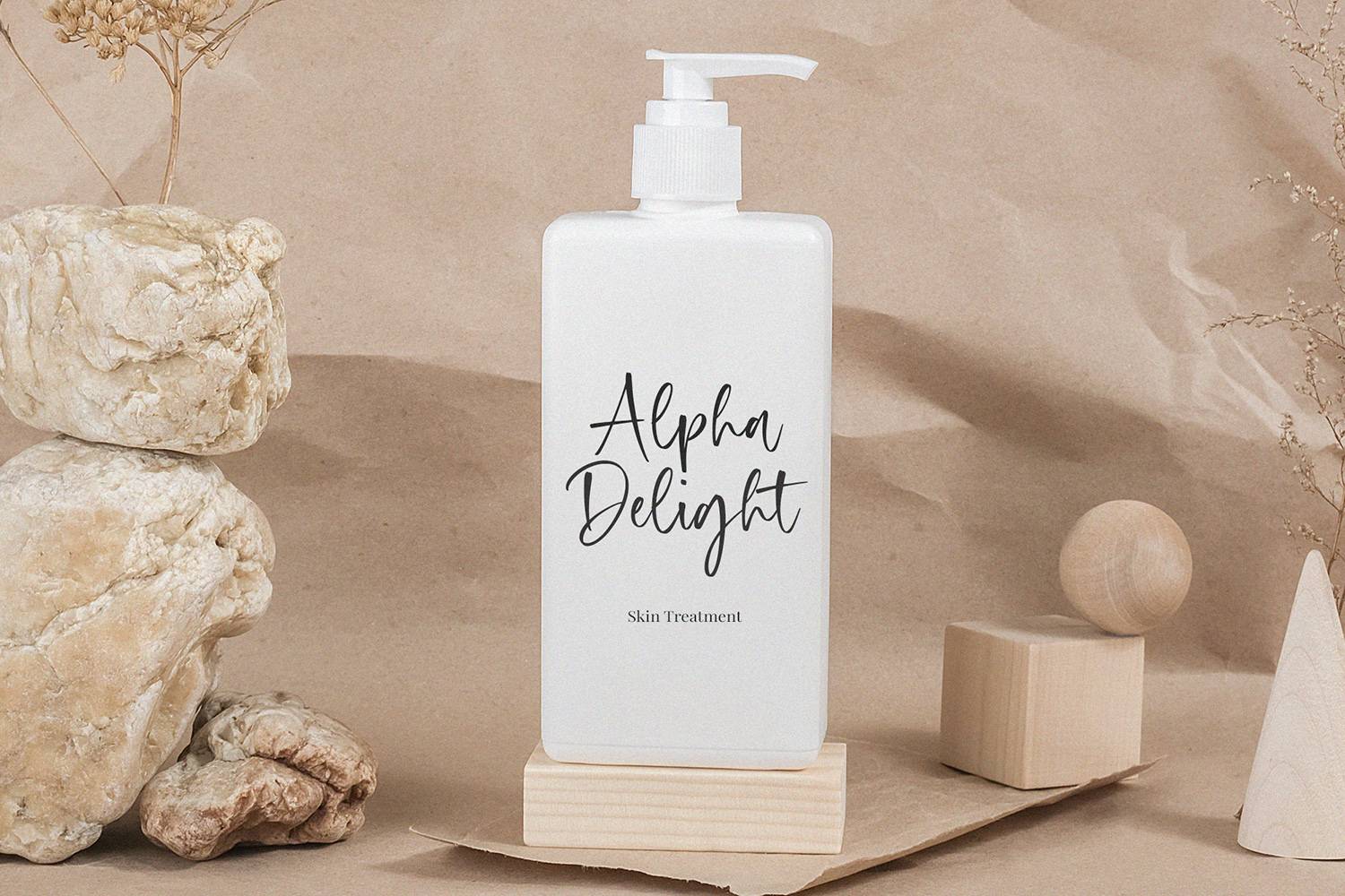 Almond Hunter Font sample