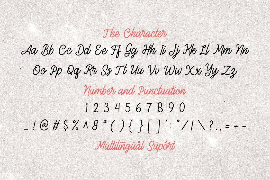 Almost Love Font sample