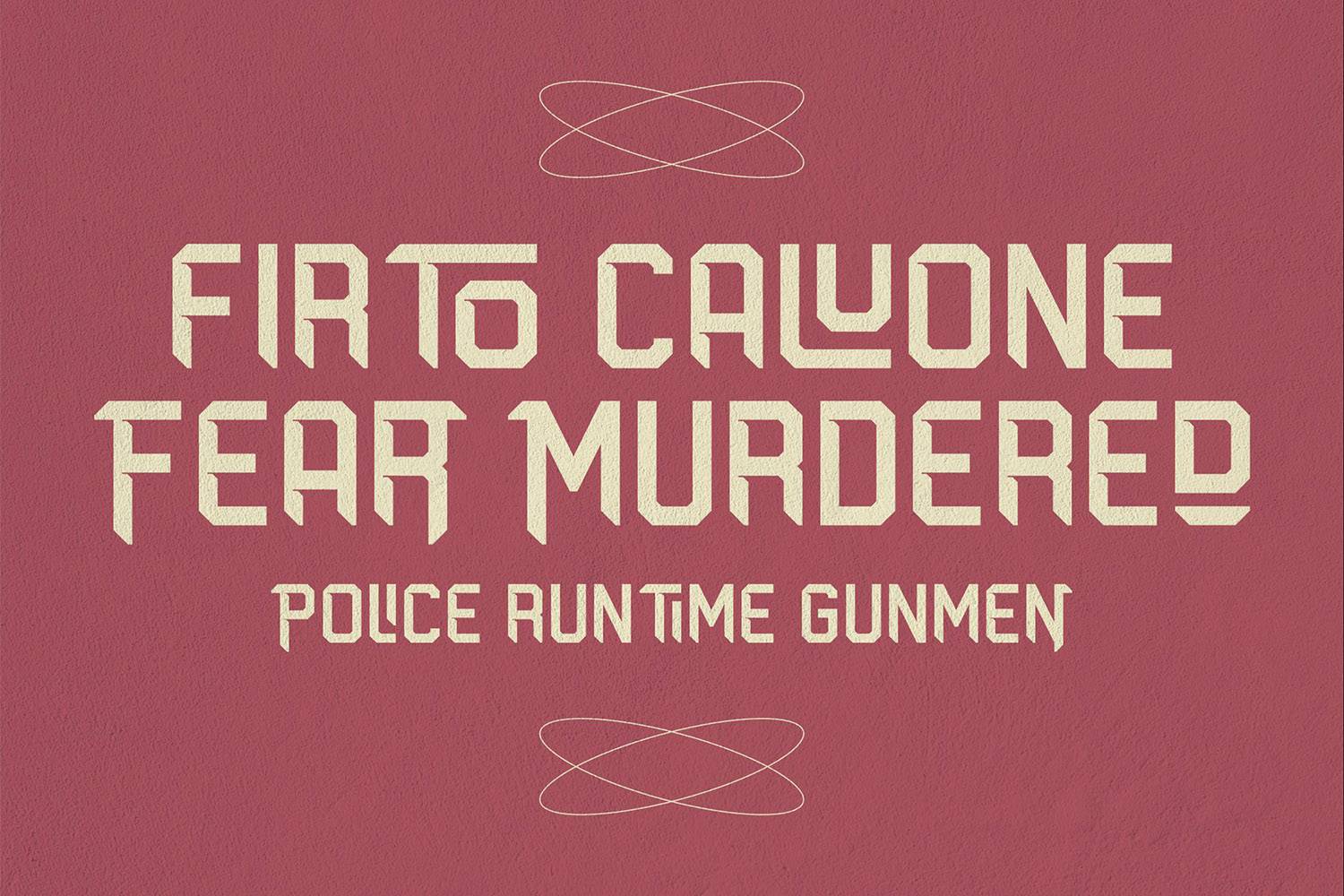 Alodraca Font sample