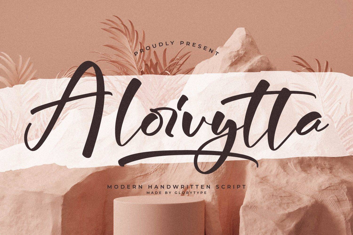Aloivytta Font sample