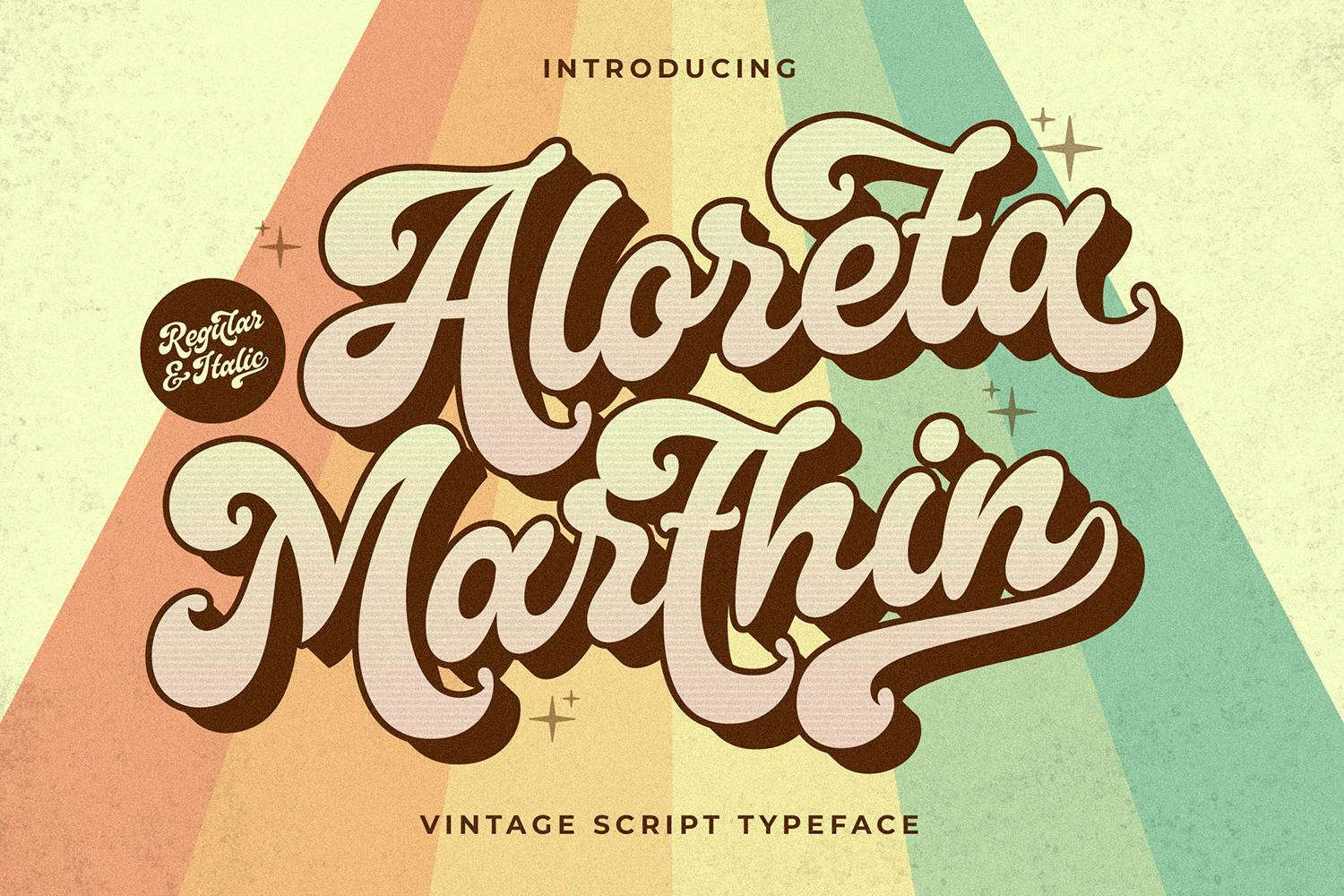 Aloreta Marthin Font sample