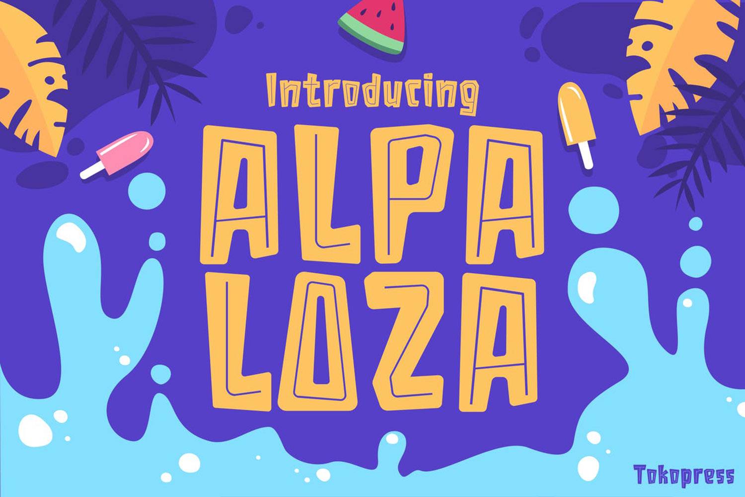 Alpaloza Font sample