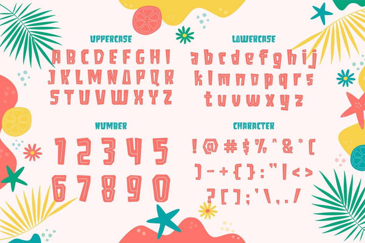 Alpaloza Font sample