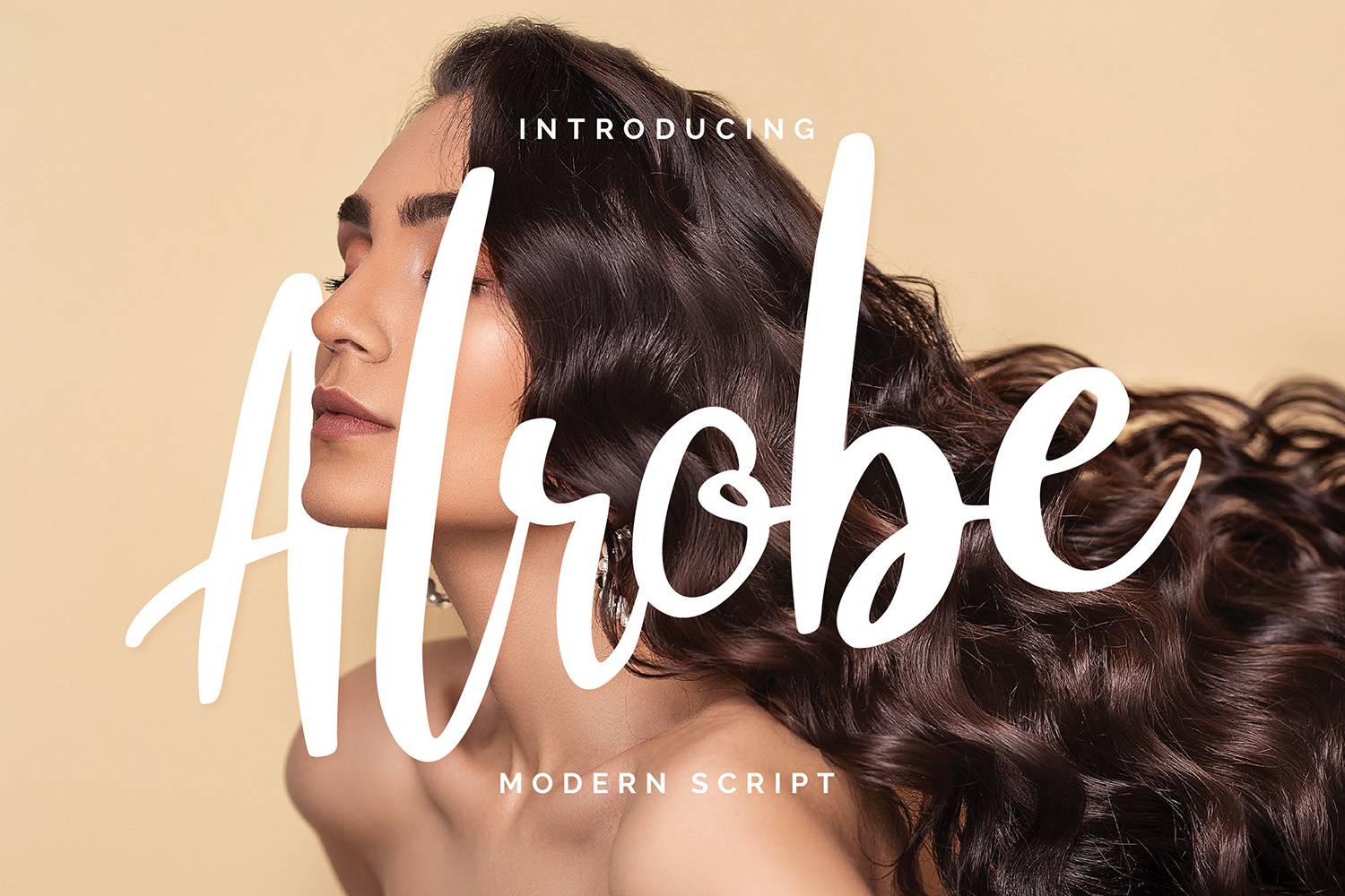 Alrobe Font sample