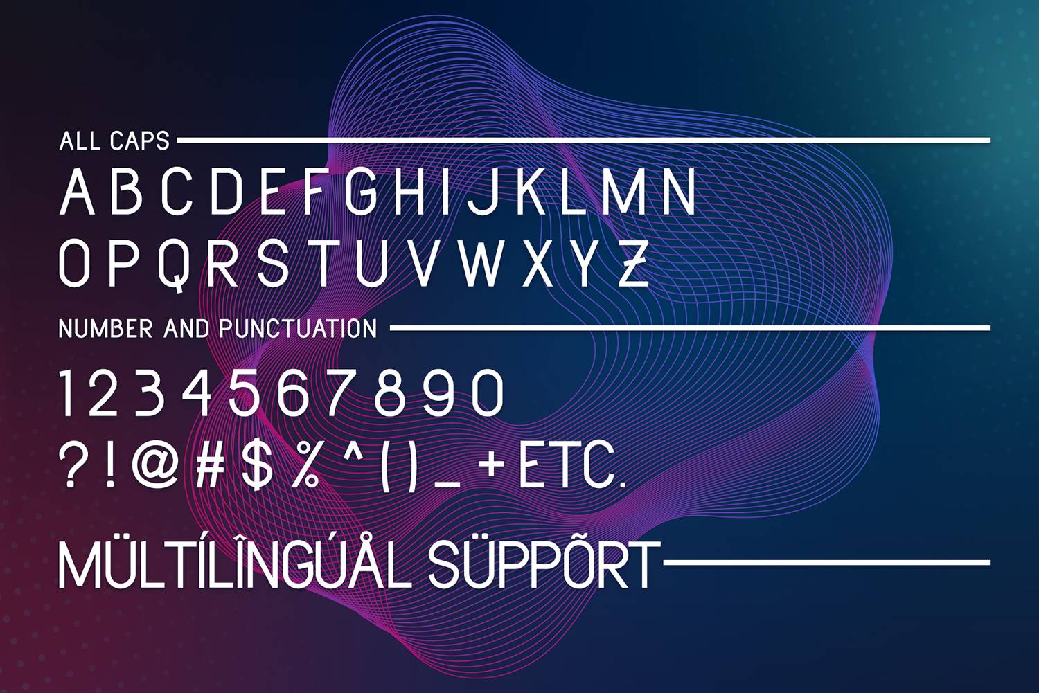 Alveru Font sample