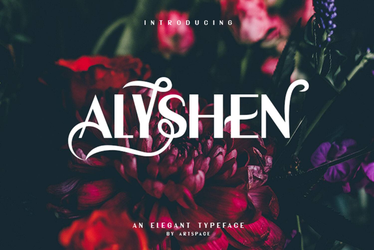 Alyshen Font sample