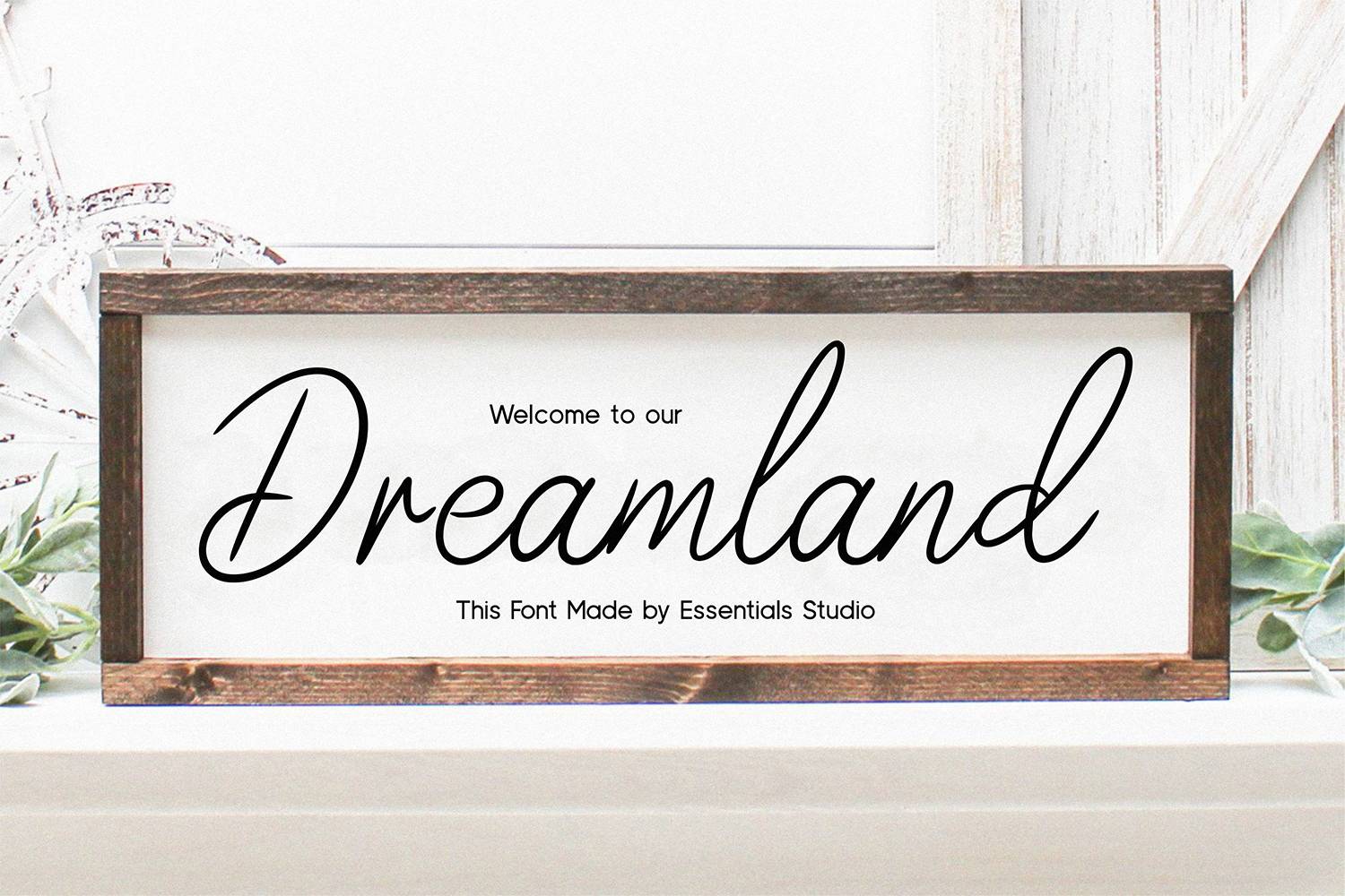 Amaline Font sample