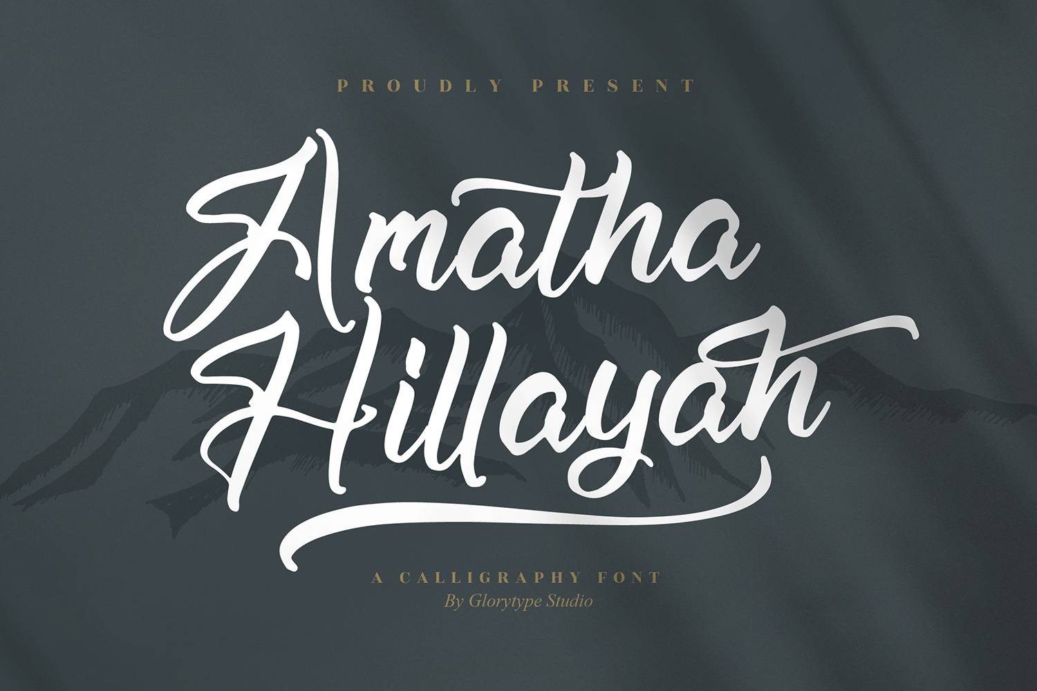 Amatha Hillayah Font sample