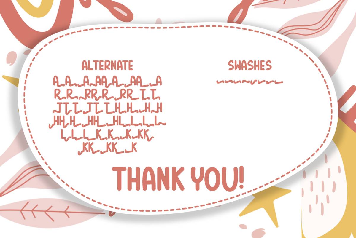 Amelia Heart Font sample