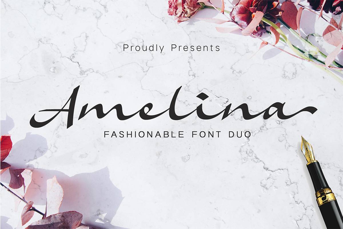 Amelina Font sample