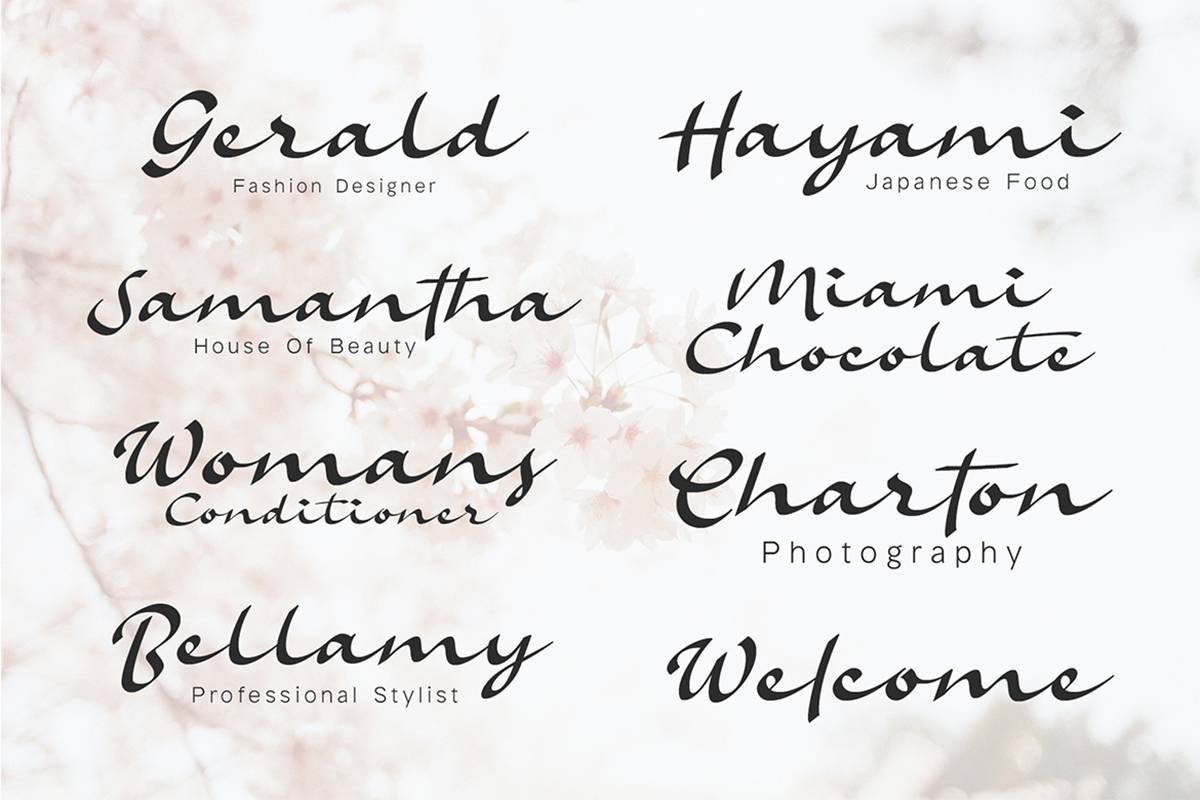 Amelina Font sample