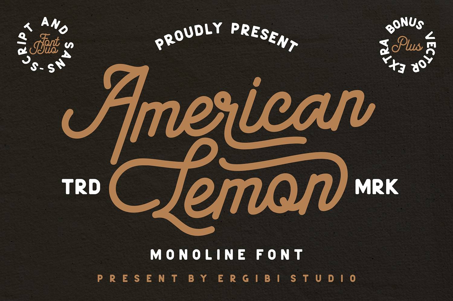 American Lemon Font sample