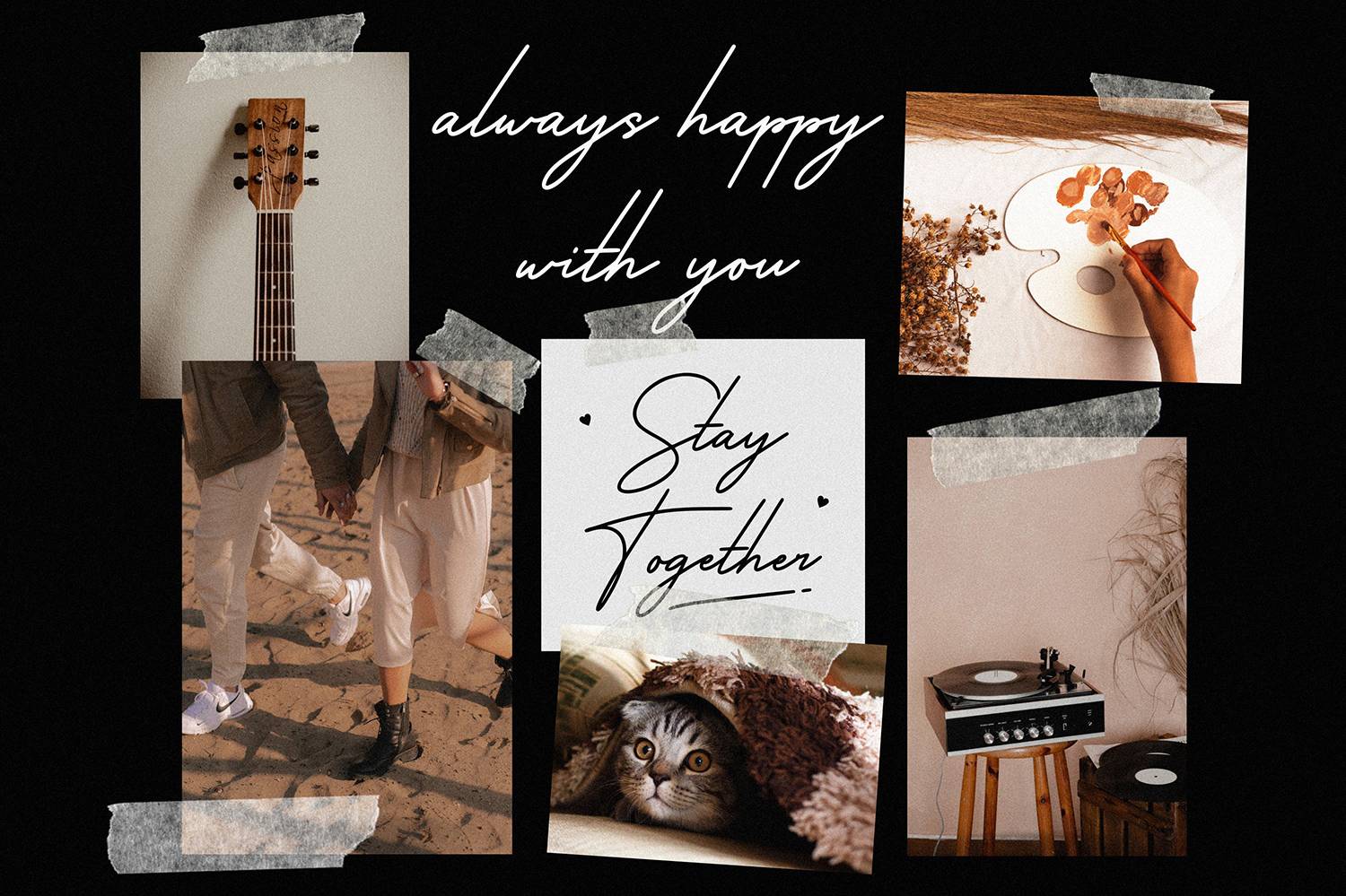 American Signature Font sample
