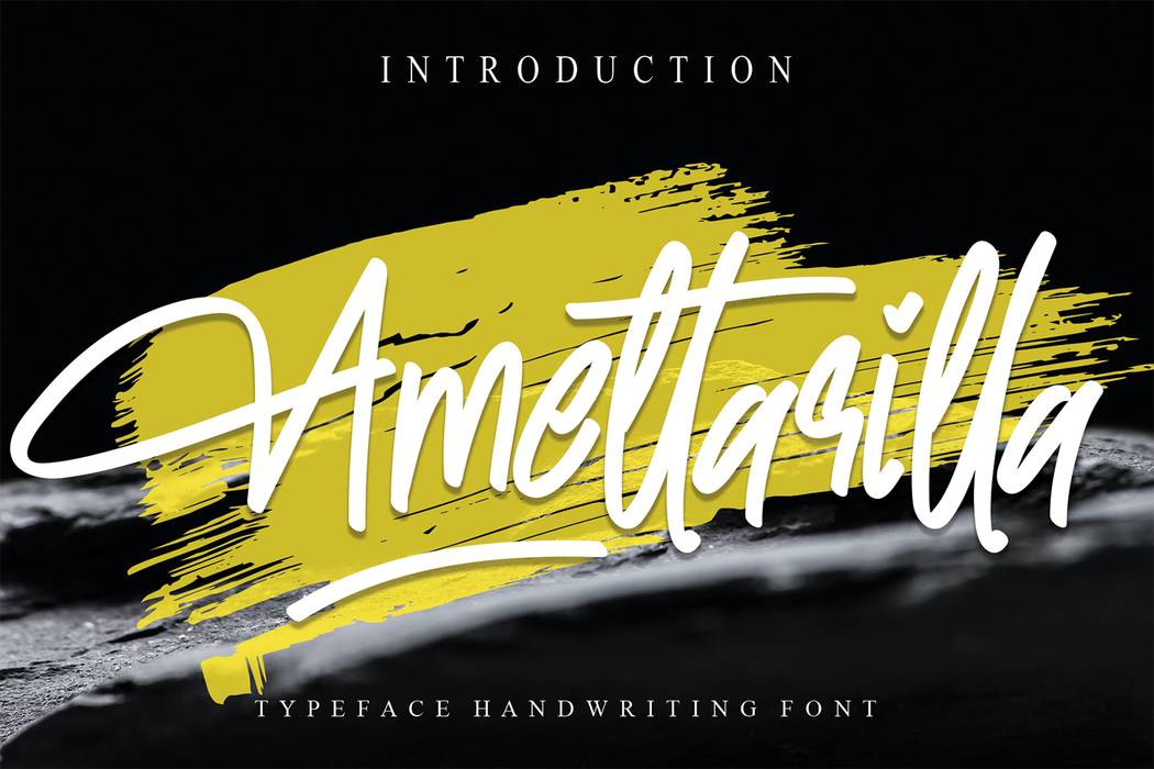 Amettarilla Font sample