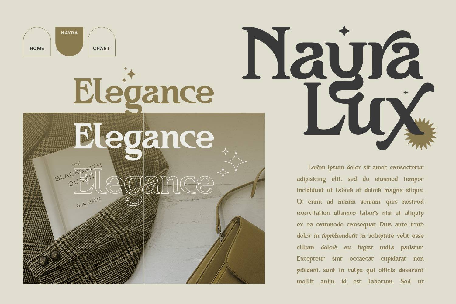 Amoveno Font sample