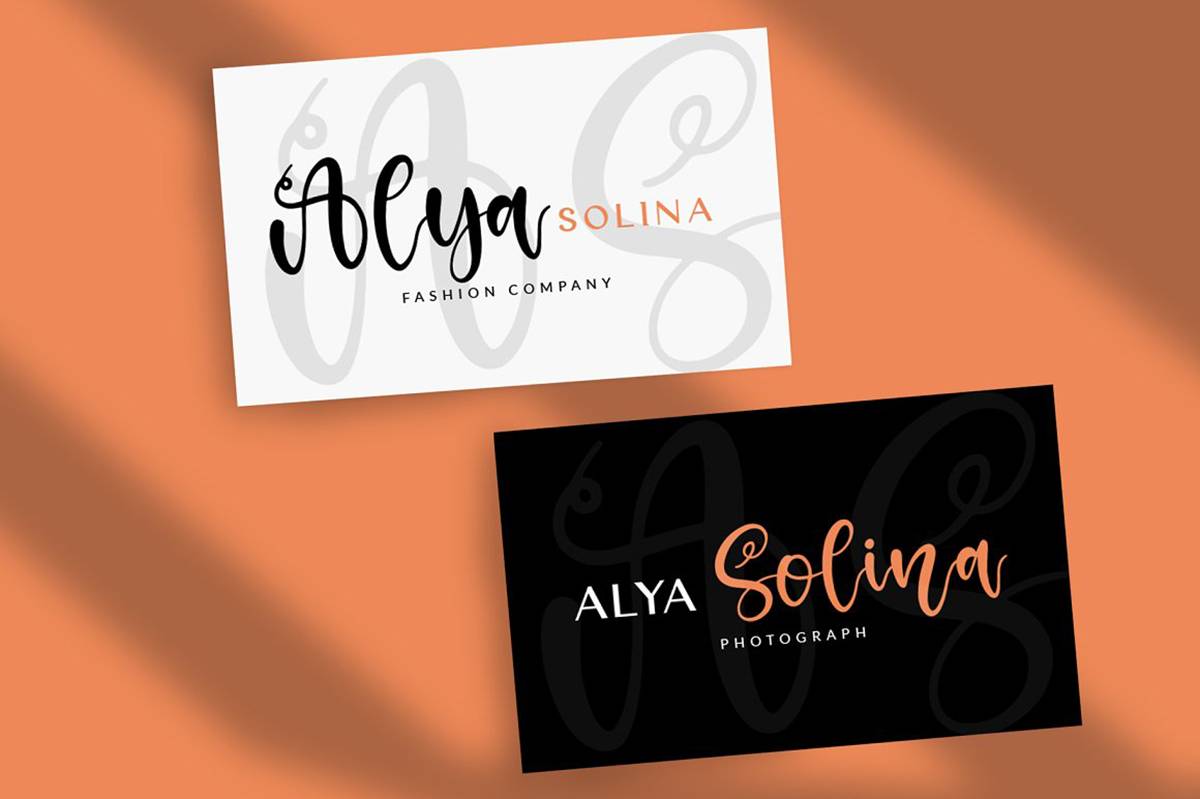 Amselia Parselia Font sample