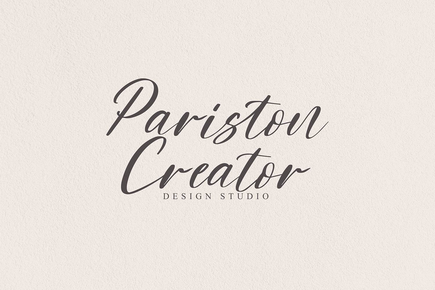 Amstelan Font sample