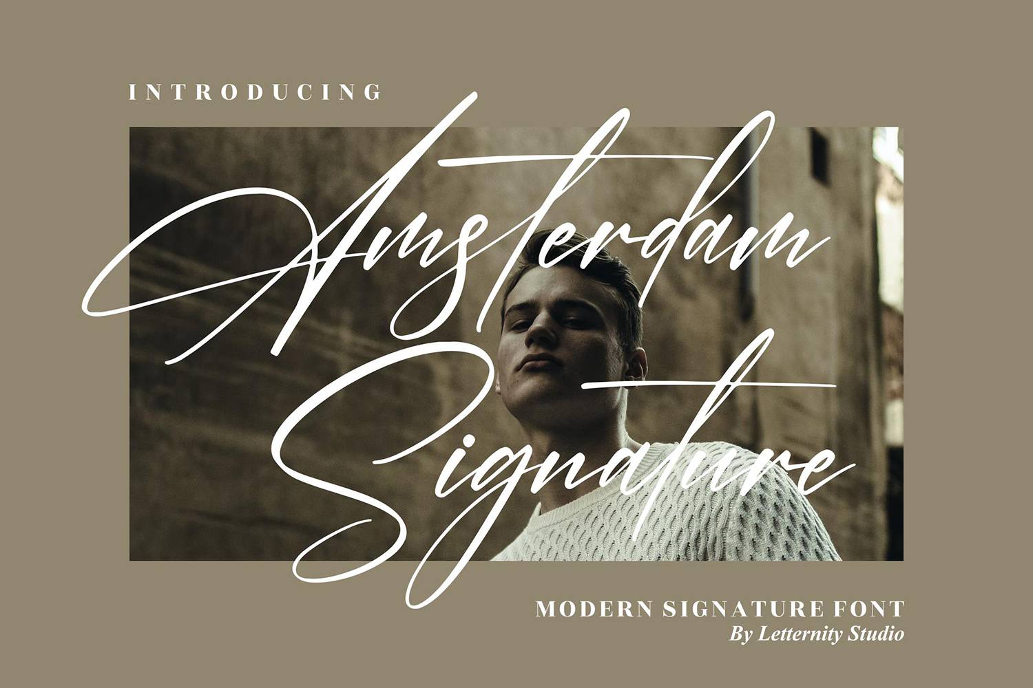 Amsterdam Signature Font sample