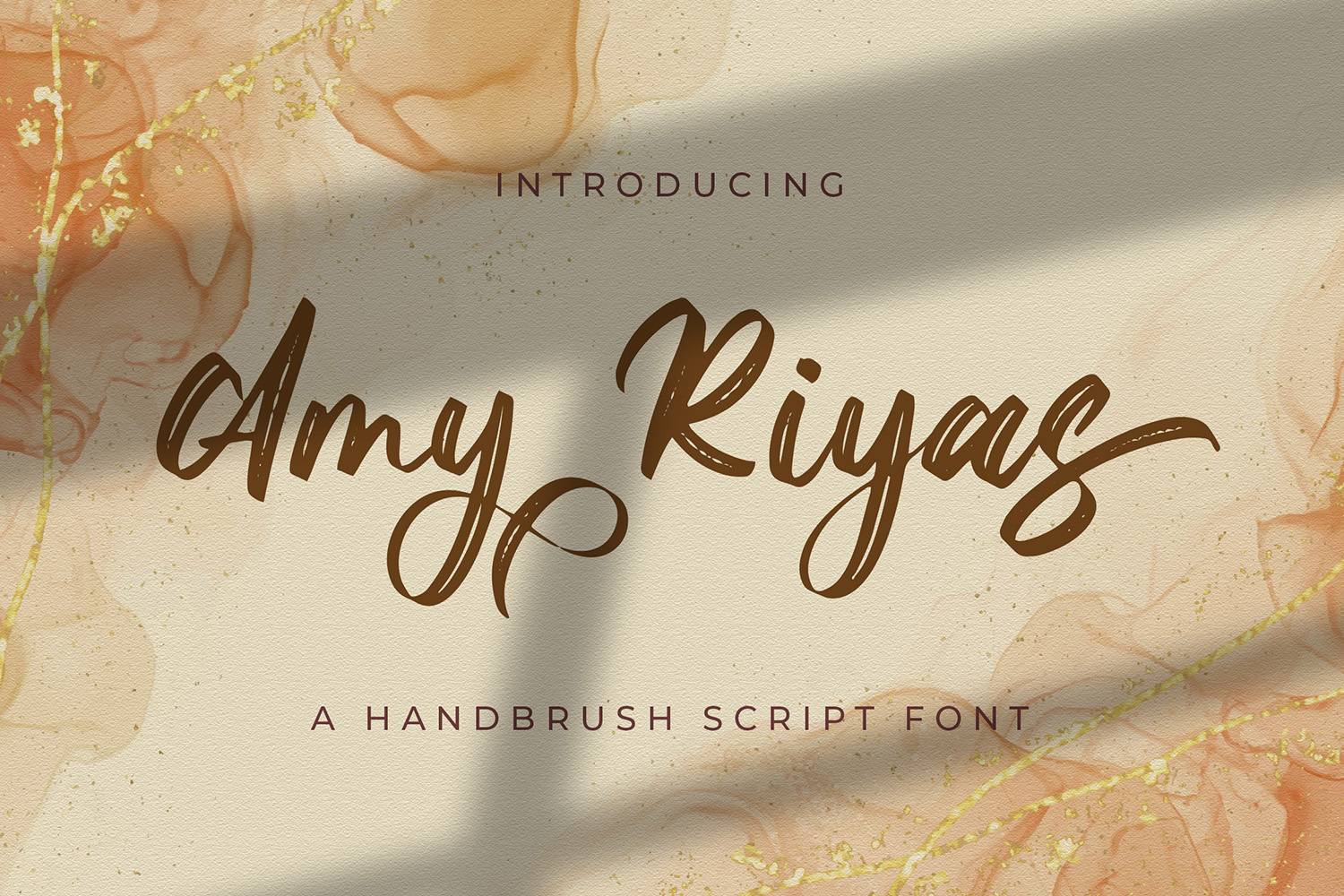 Amy Riyas Font sample
