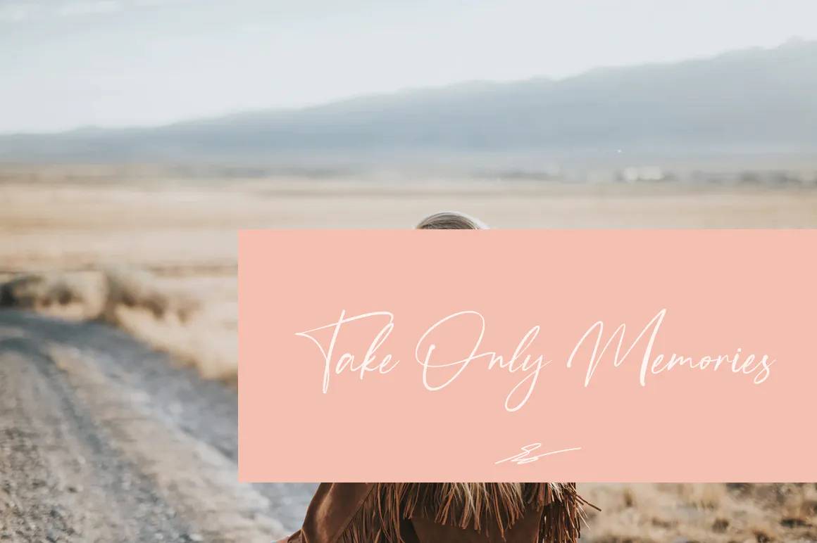 Anamortee Modern Calligraphy Font sample