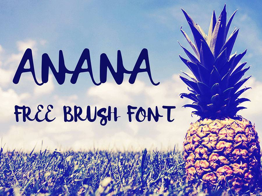 Anana Font sample