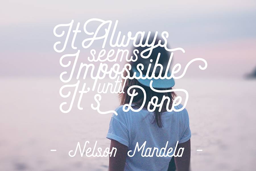 Andara Script Demo Font sample