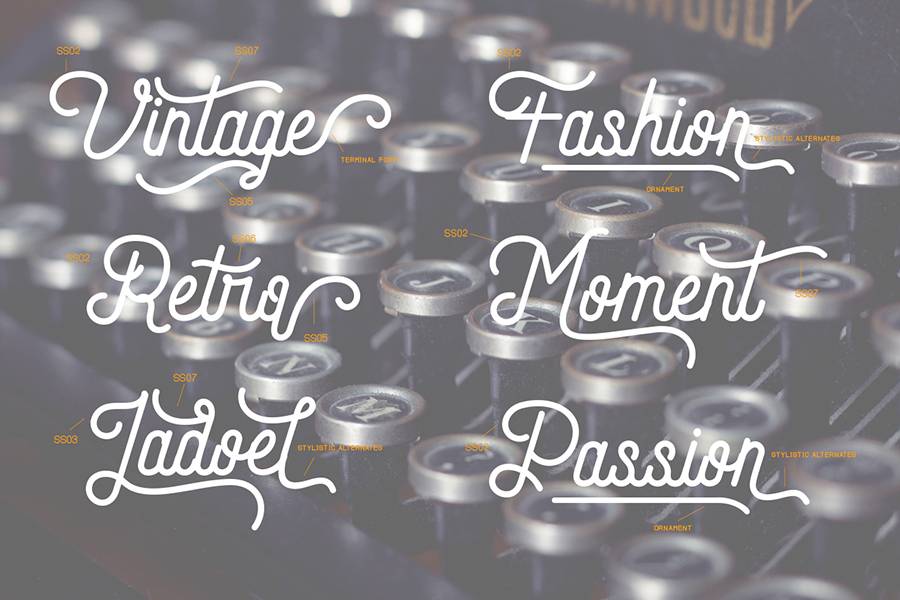 Andara Script Demo Font sample
