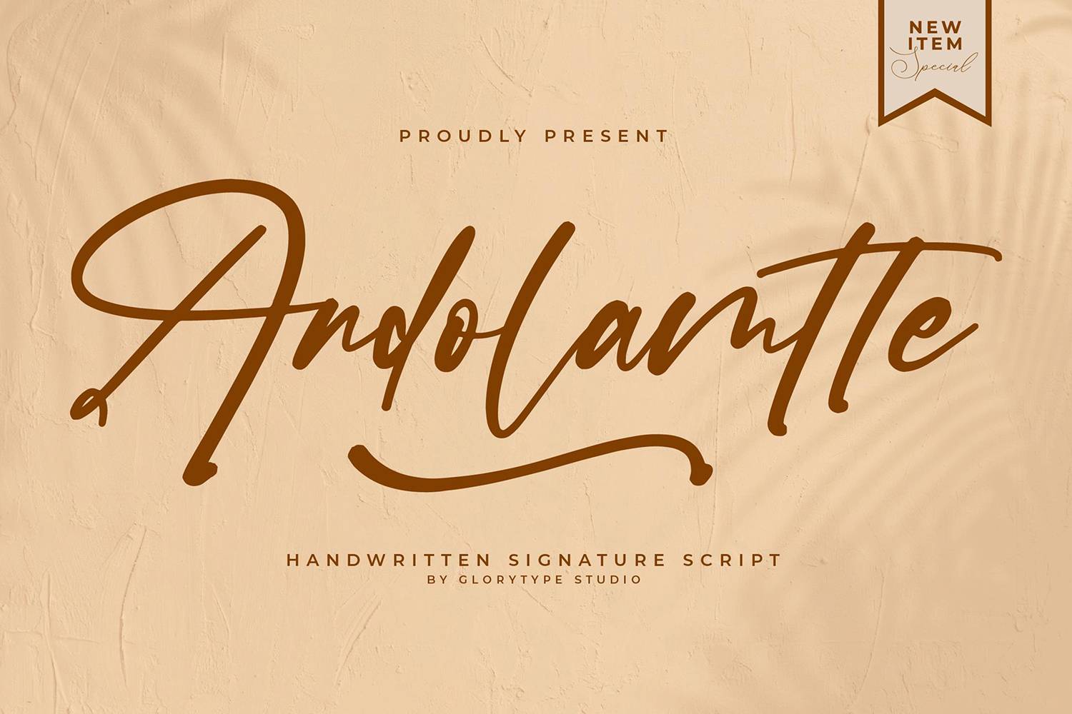 Andolamtte Font sample