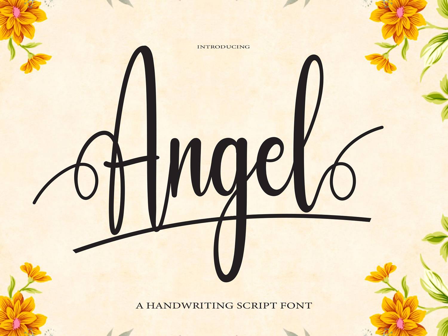 Angel Font sample