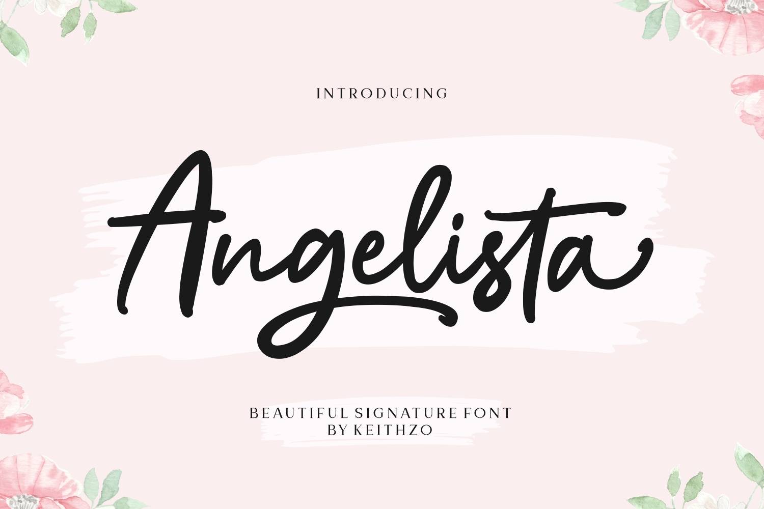Angelista Font sample