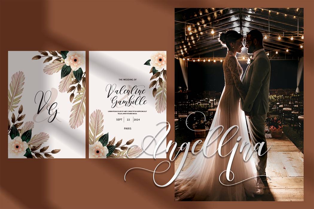 Angellina Font sample