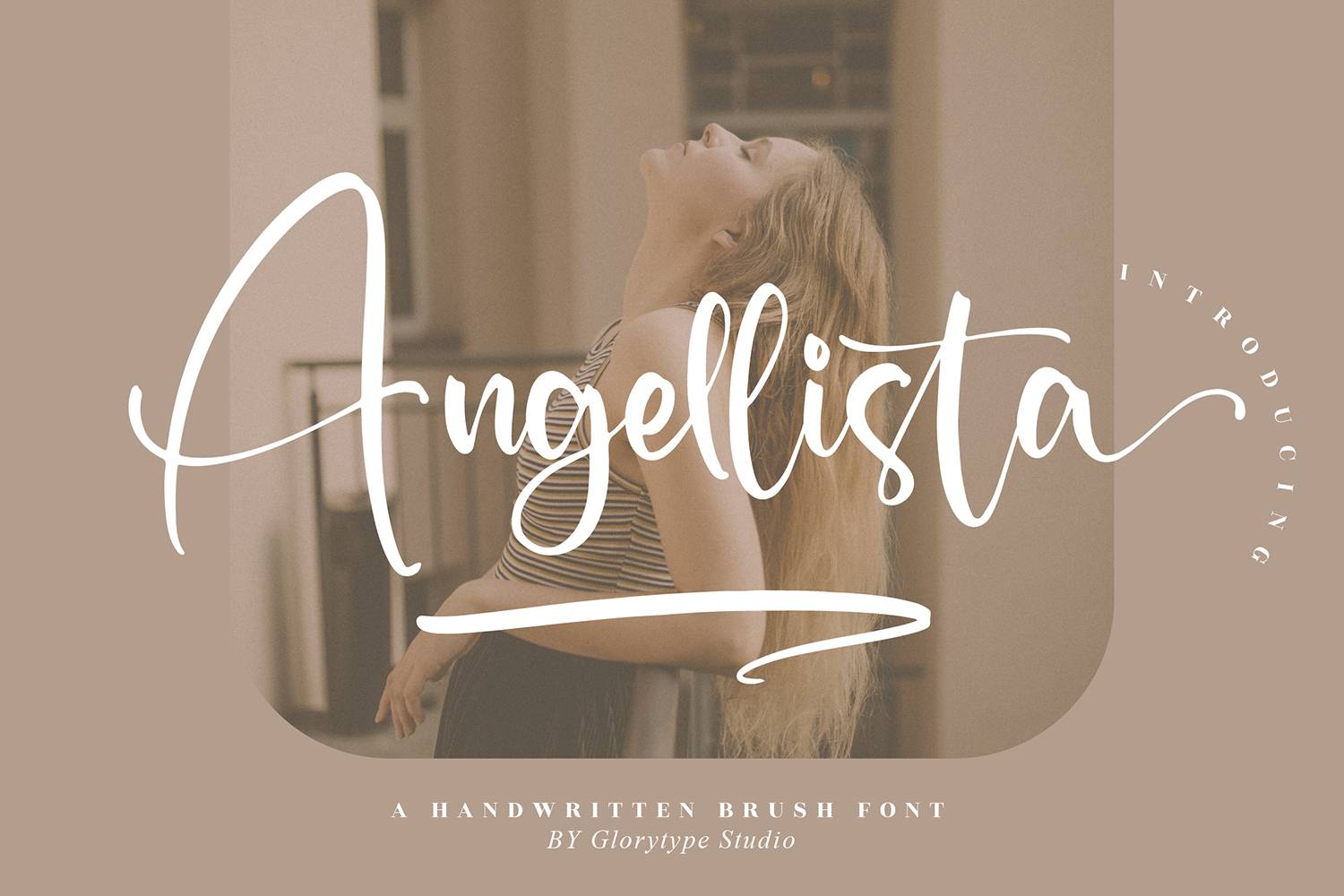 Angellista Font sample