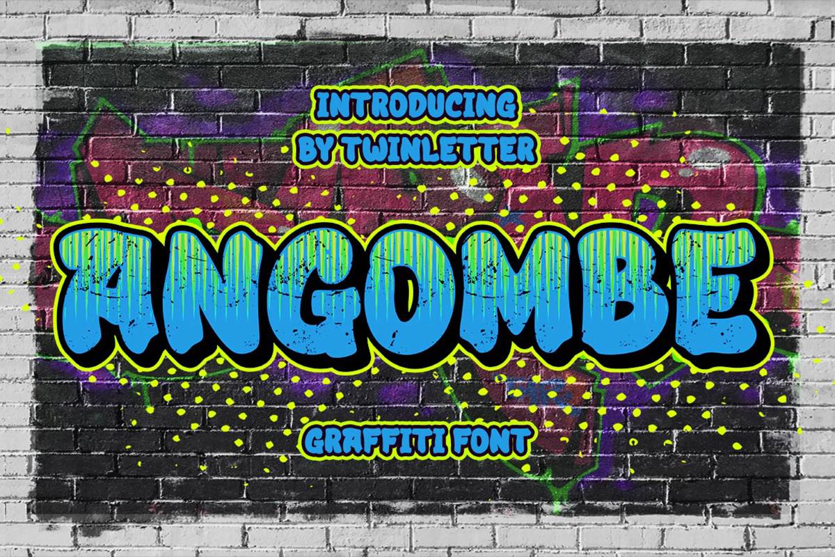Angombe Font sample