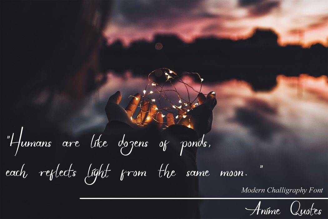 Anime Quotes Font sample