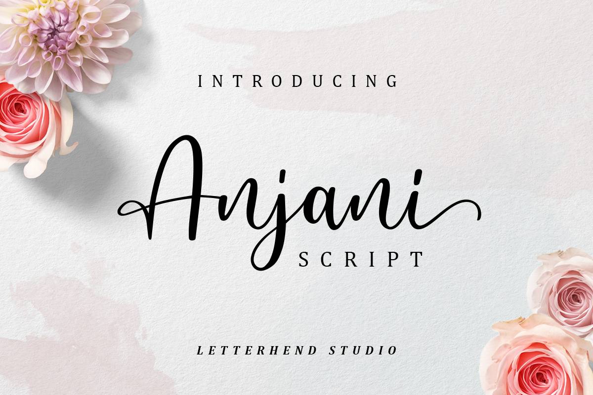 Anjani Font sample