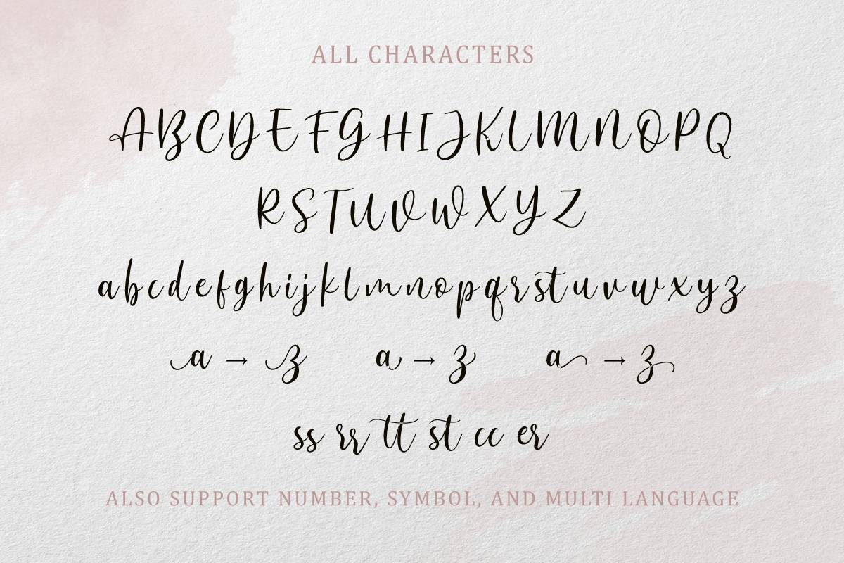 Anjani Font sample