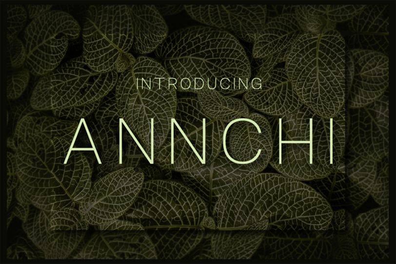 Annchi Font sample