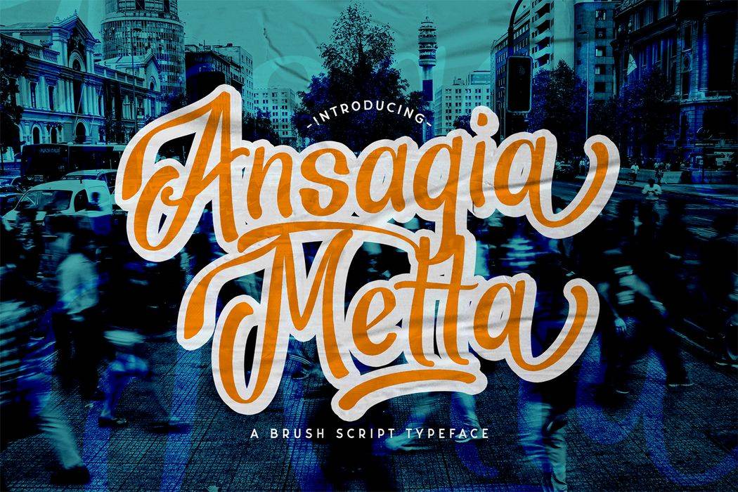 Ansagia Metta Font sample