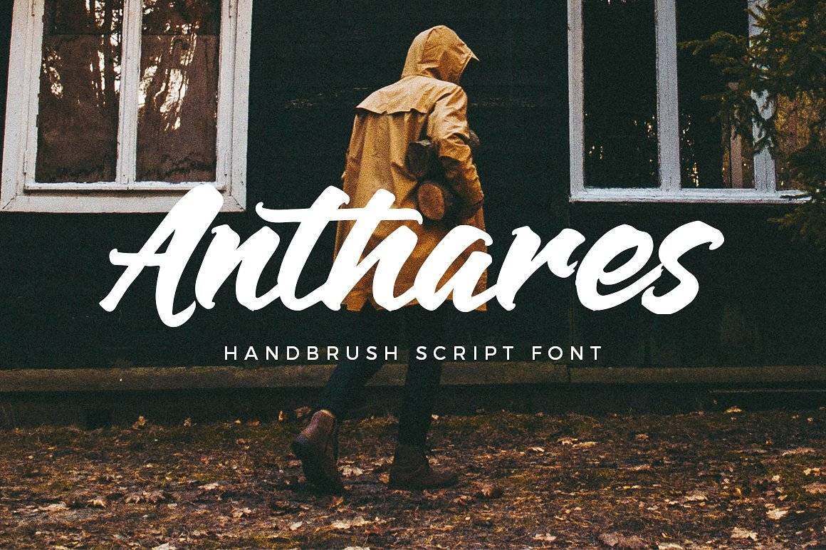 Anthares Font sample