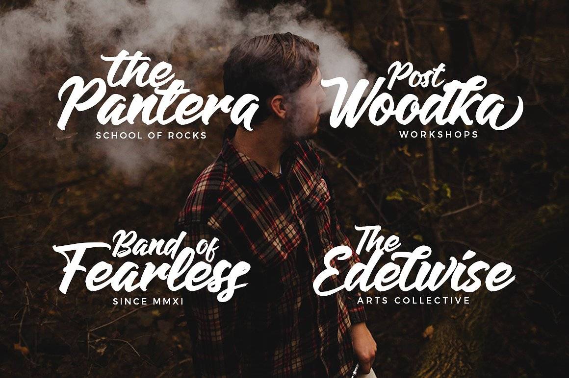 Anthares Font sample