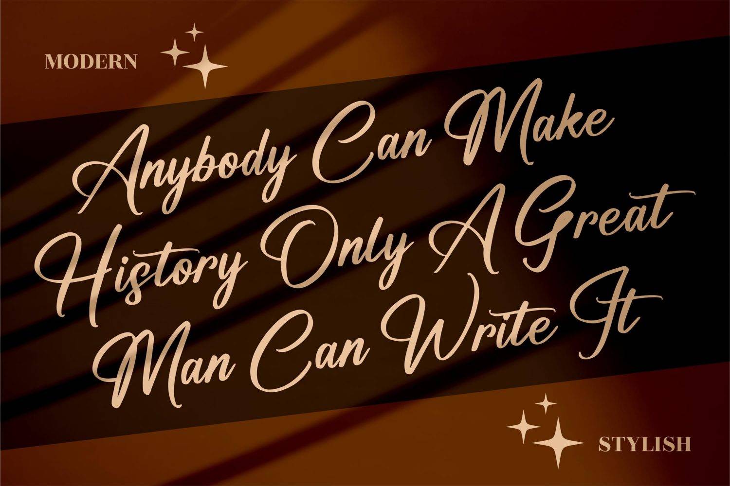Anthony Hunter Font sample