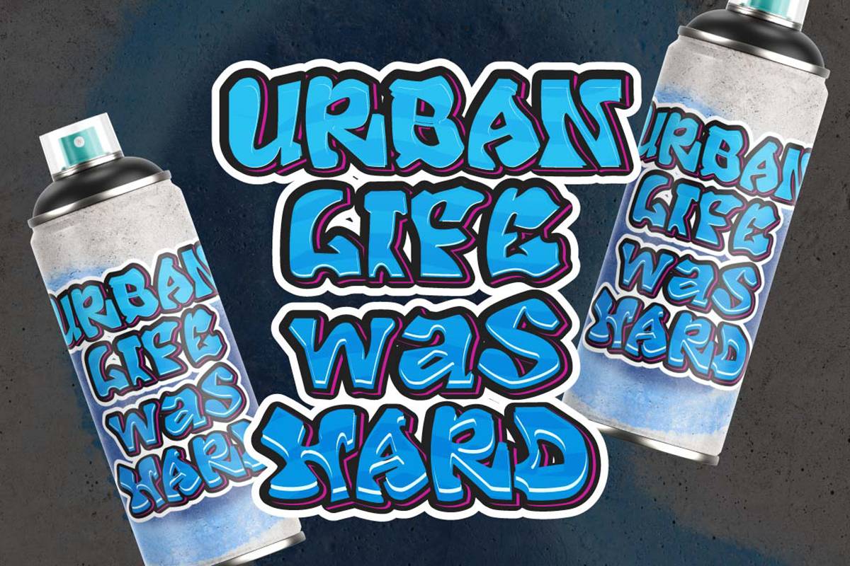 Anti Gravity Font sample