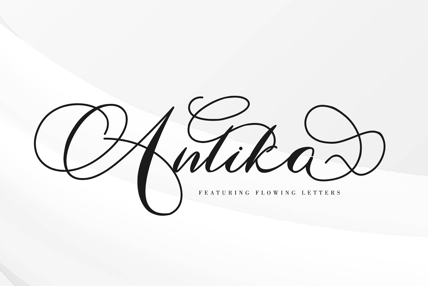 Antika Font sample