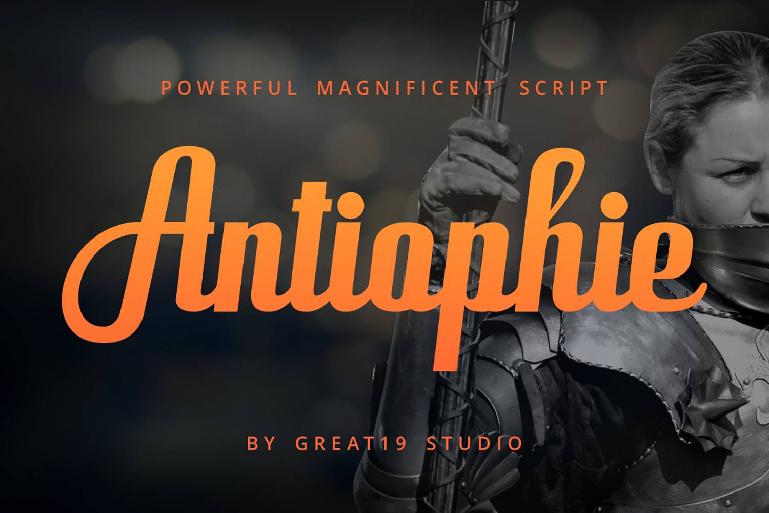 Antiophie Font sample