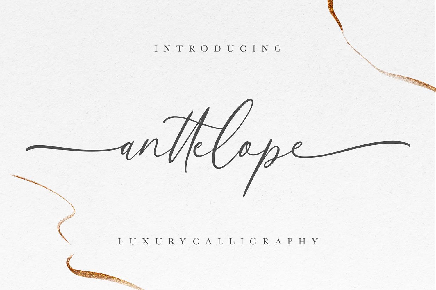 Anttelope Font sample