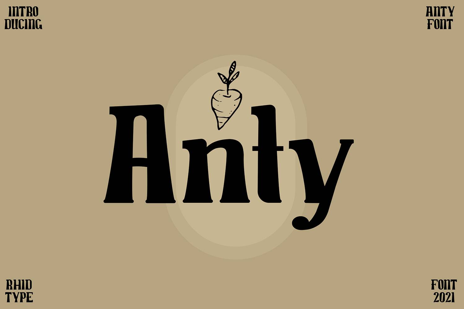 Anty Font sample